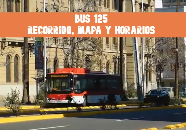 Micro Línea 125 Santiago: Recorrido, mapas y horarios