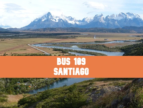 Micro Línea 109 Santiago: Recorrido, horarios y mapa