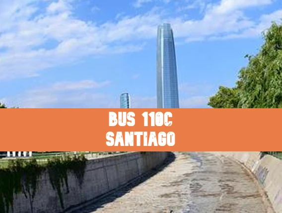 Línea 110c Santiago: Recorrido, horarios y mapa