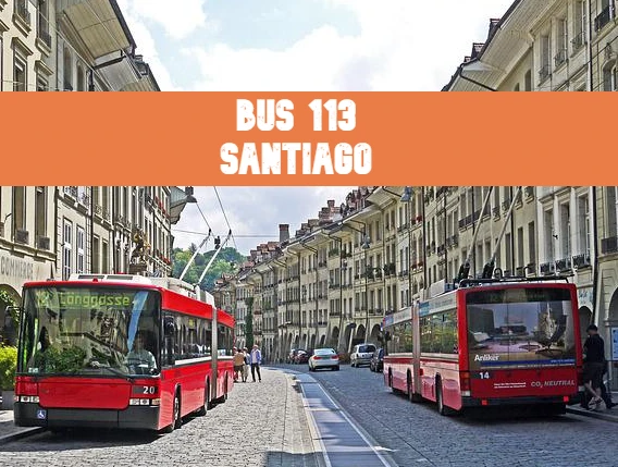 Línea 113 Santiago: Recorrido, horarios y mapa