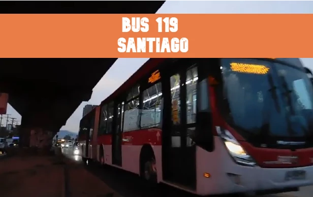 Micro Línea 119 Santiago: Recorrido, mapa y horarios
