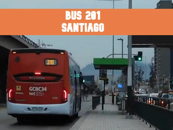 Micro Línea 201 Santiago: Recorridos, mapa y horarios