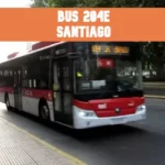 Micro Línea 204E Santiago: Recorrido, horario y mapa