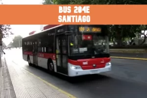 Bus Línea 204E Mapas Recorrido y Horarios