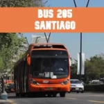 Micro Línea 205 Santiago: Recorrido, horarios y mapa