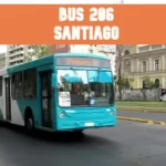 Micro Línea 206 Santiago: Recorrido, horarios y mapa