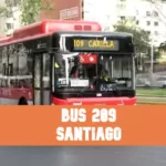 Micro Línea 209 Santiago: Recorrido, mapas y horarios