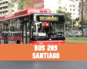 Bus Línea 209 Mapas Recorrido y Horarios
