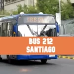 Micro Línea 212 Santiago: Recorridos, mapa y horarios