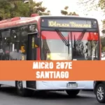Micro Línea 207E Santiago: Recorrido, mapa y horarios