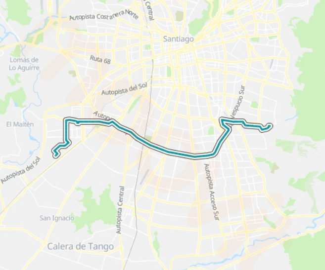 Recorrido y Mapa del autobús Línea 118
