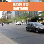 Micro D13 Santiago